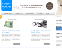 Tablet Screenshot of conseil-optique.com